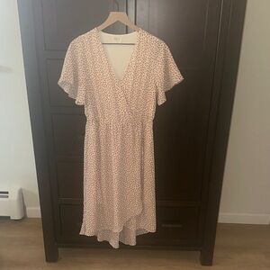 Floral V-Neck Wrap Dress